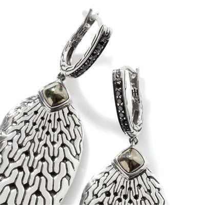 Sterling Silver Sapphire Drop Earrings