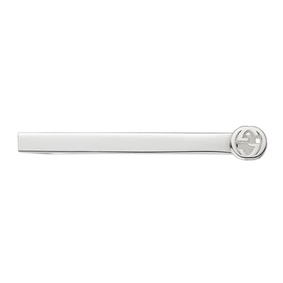 Interlocking GG Tiebar in Sterling Silver