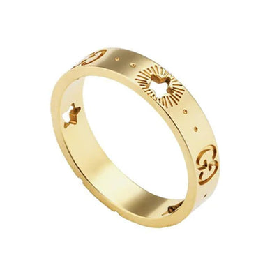 Star Icon Ring in 18K Yellow Gold