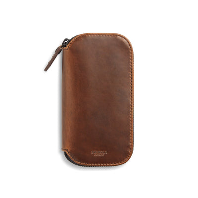 Shinola Medium Brown Travel Watch Case