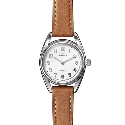 30MM Derby with Cognac Leather Strap