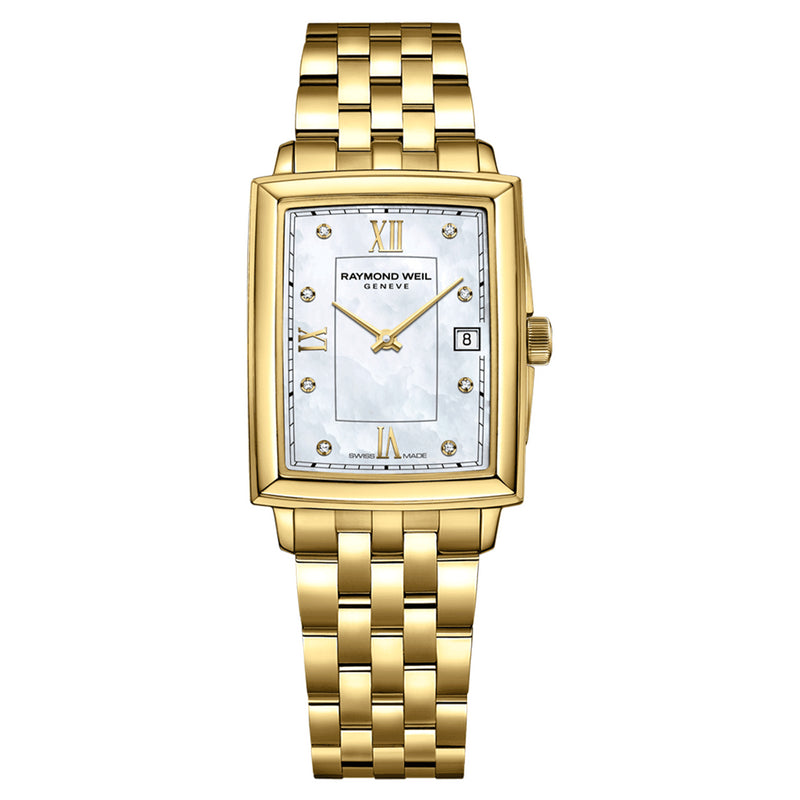 25mm Toccata Diamond Markets Mother of Pearl Dial Gold Watch