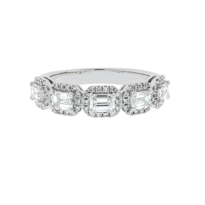 18K White Gold Diamond Ring