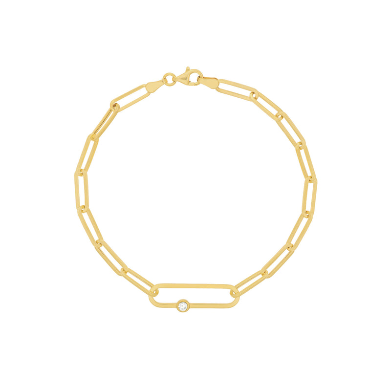 16in Paperclip Chain in 14K Yellow Gold