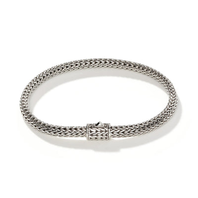 Sterling Silver Woven Chain Bracelet