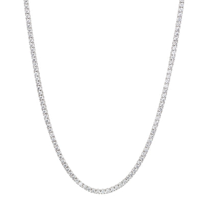 14K WHITE GOLD LAB GROWN DIAMOND ETERNITY NECKLACE