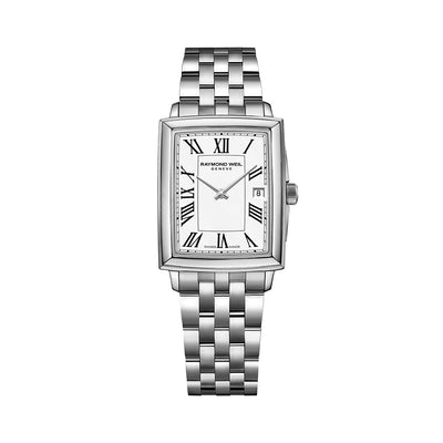Toccata Square White Dial Watch | 25MM | 5925-ST-00300