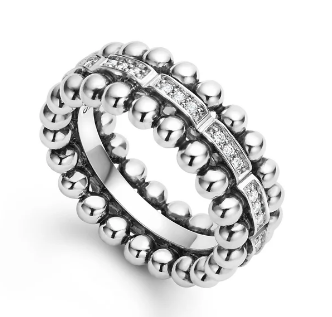 Sterling Silver Sterling Silver 0.26CTTW Diamond Shared Prong RING
