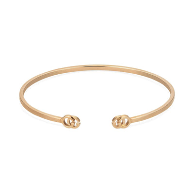 Gucci Running GG Open XS Bangle in 18K Rose Gold