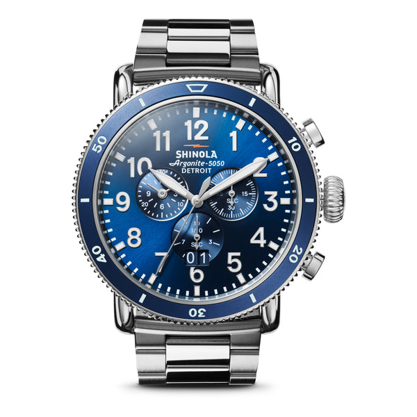 Runwell Sport Chronograph 48mm Blue Dial