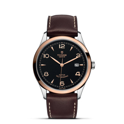 41mm 1926 Steel and Rose Gold Black Dial with Date Watch by Tudor | M91651-0007