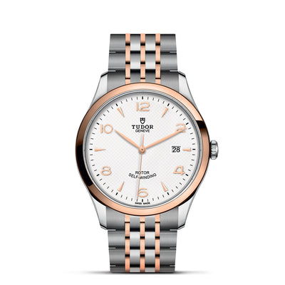 41mm 1926 Steel and Rose Gold White Dial with Date Watch by Tudor | M91651-0009