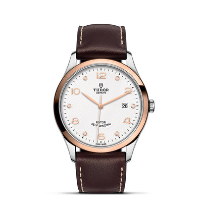 41mm 1926 Steel and Rose Gold White Dial with Date Watch by Tudor | M91651-0012