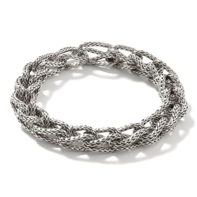 SILVER CHAIN LINK BRALCELET