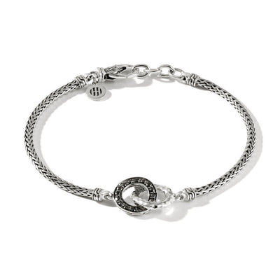 Sterling Silver Sapphire and Spinel Bracelet