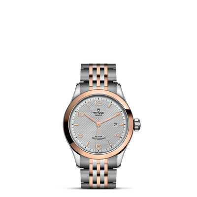 28mm 1926 Steel and Rose Gold Silver Dial with Date Watch by Tudor | M91351-0001