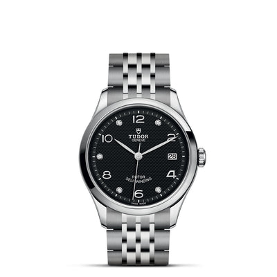 36mm 1926 Steel Black Dial with Diamond Hour Markers and Date Watch by Tudor | M91450-0004