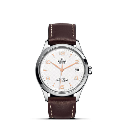 36mm 1926 Steel and Rose Gold White Dial with Date Watch by Tudor | M91450-0012
