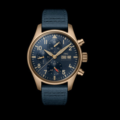 Pilot Chronograph Stainless Steel/Bronze, Blue Dial Watch | 41MM | IW388109