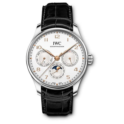 Portugieser Perpetual Calendar Stainless Steel, Cream Dial Watch | 42MM | IW344203