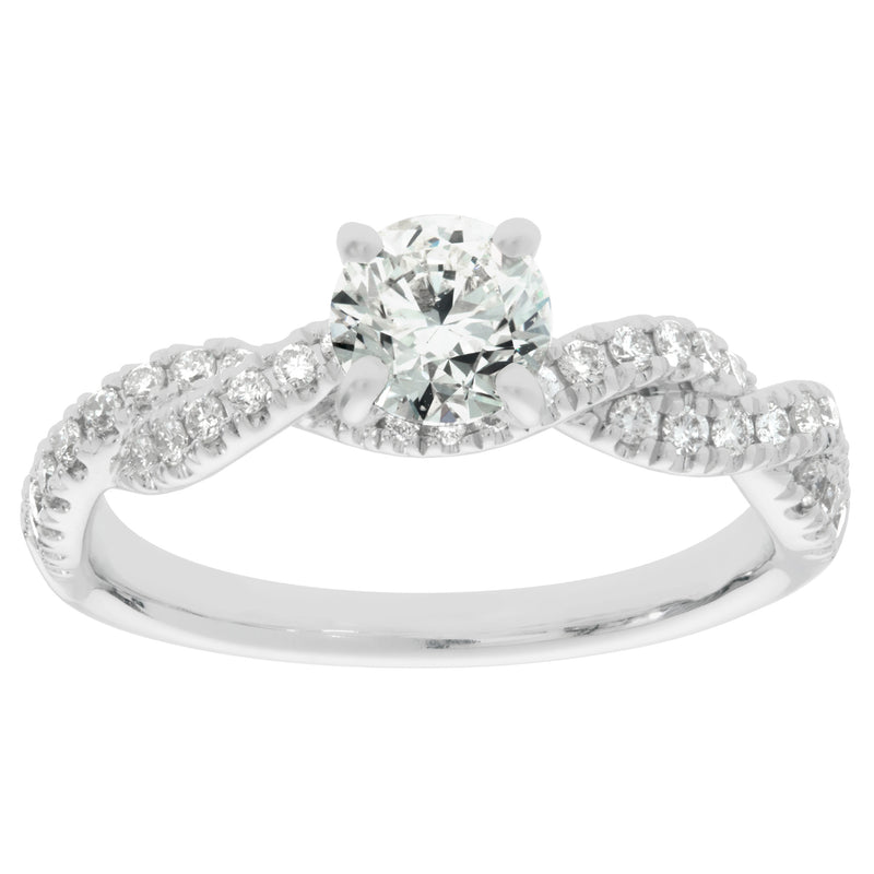 14 wg diamond engagement ring Clearance