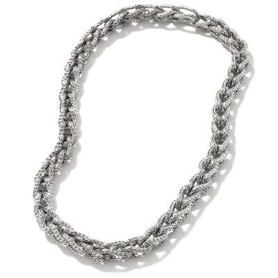 SILVER CHAIN LINK NECKLACE