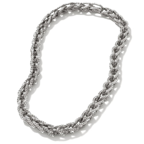 Sterling Silver Asli 18" Chain Link Necklace