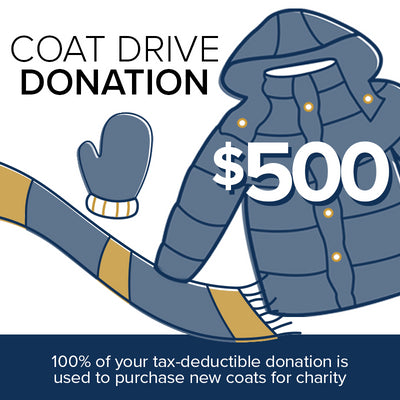 $500 Donation to Tapper’s Coat Drive