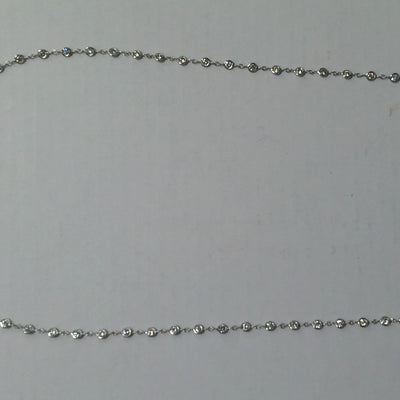 18K WHITE GOLD GREGG RUTH DIAMONDS BY THE YEAR NECKLACE