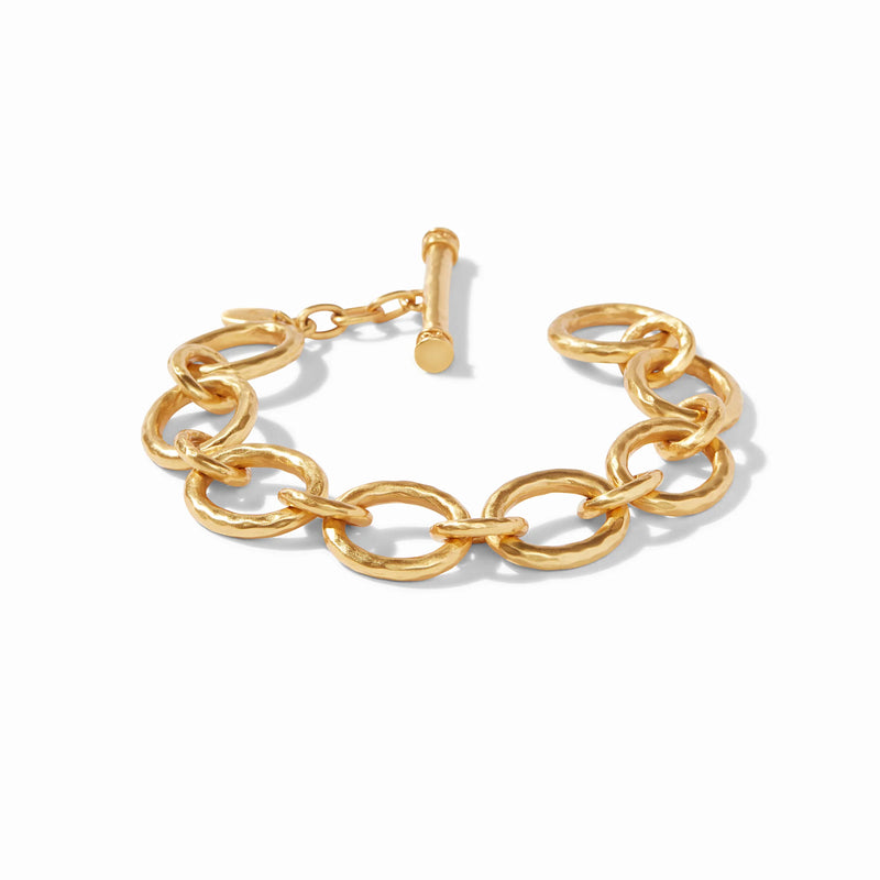 Big O-Link Bracelet in 24K Gold Plating
