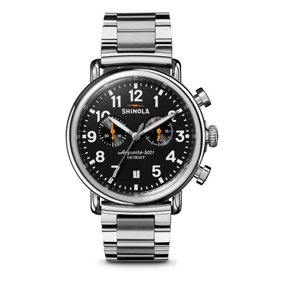 Runwell Chronograph 41mm Black Dial
