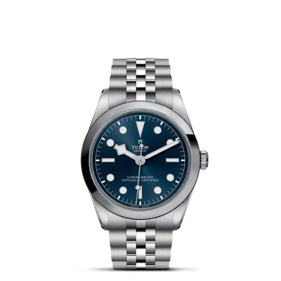 36MM Black Bay Steel Blue Dial Watch by Tudor | M79640-0002