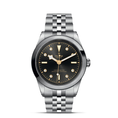 41MM Black Bay Steel Anthracite Dial with Diamond Hour Markers Watch by Tudor | M79680-0004