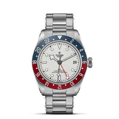 41MM Black Bay GMT Steel White Dial Tudor Watch | M79830RB-0010