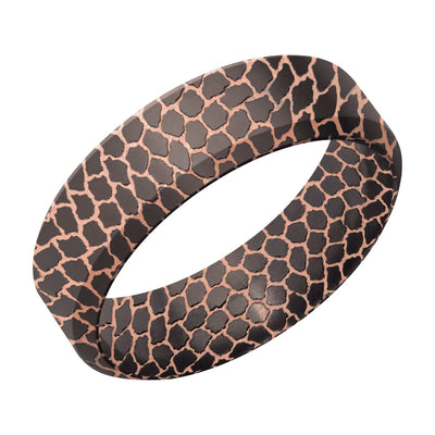 Men's Beveled Superconductor Noir Band with Satin Finish