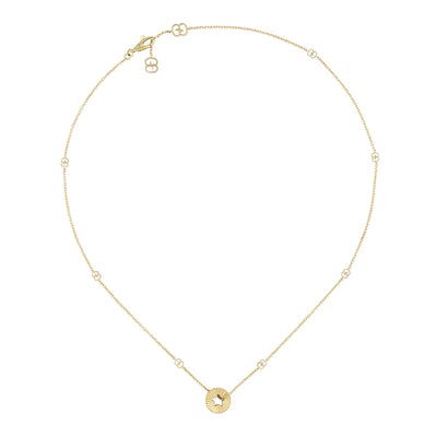 Gucci Icon Star Necklace in 18K Yellow Gold