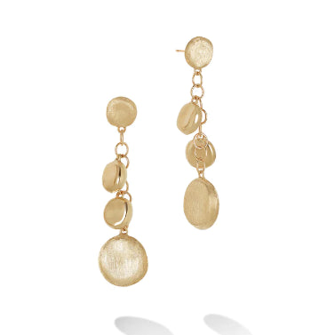Jaipur Gold Collection Drop Earrings 18K Yellow Gold