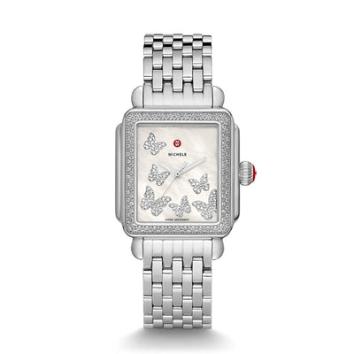 LIMITED EDITION DECO MADISON DIAMOND BUTTERFLY WATCH