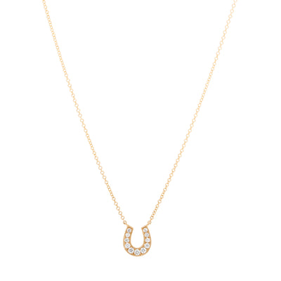 14K Yellow Gold Diamond Necklace