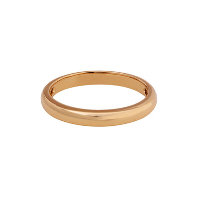 Plain Gold Ring in 14K Yellow Gold