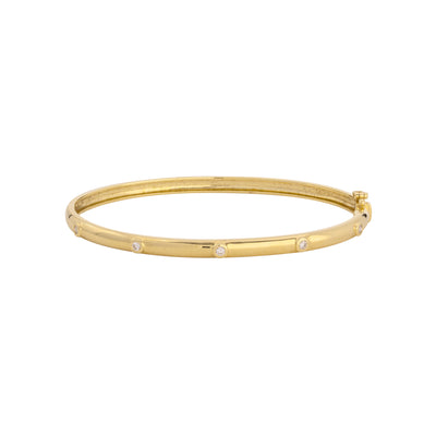 14K Yellow Gold Diamond Bracelet