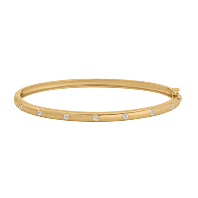 14K Yellow Gold Diamond Bracelet