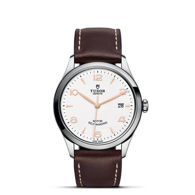 39MM 1926 Steel White and Rose Gold Dial with Date Watch By Tudor | M91550-0012