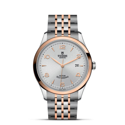 41MM 1926 Steel White and Rose Gold Dial with Date Watch By Tudor | M91651-0001