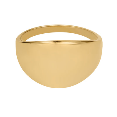 14K Yellow Gold Signet Ring