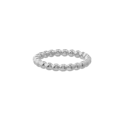 14K White Gold Band