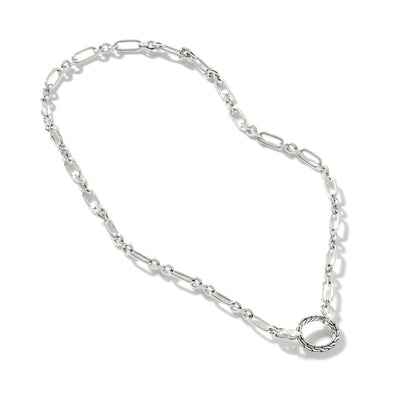 John Hardy Sterling Silver Classic Chain Amulet Connector Link Chain