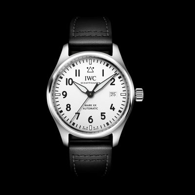 Pilot Mark XX Stainless Steel, White Dial Watch | 40MM | IW328207