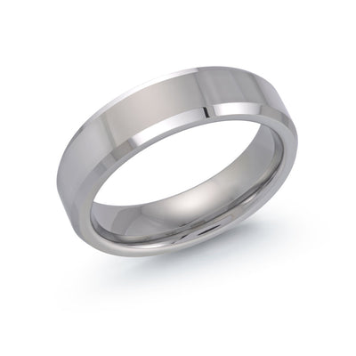 6mm Tungsten Steel Bevel Edge Band