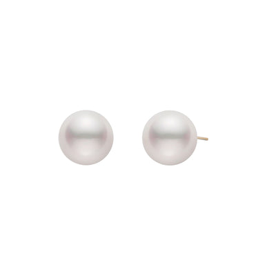 Cultured Pearl Earrings in 14K Yellow Gold, 7-7.5MM
